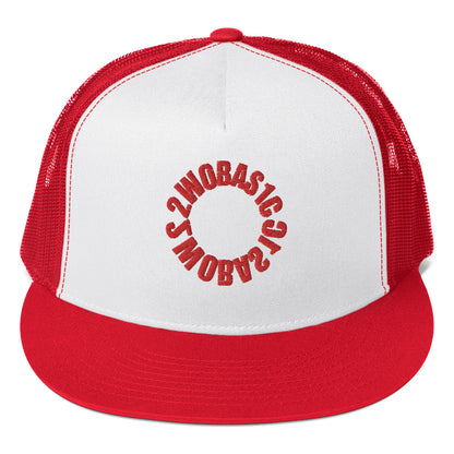 Red and White Trucker Cap