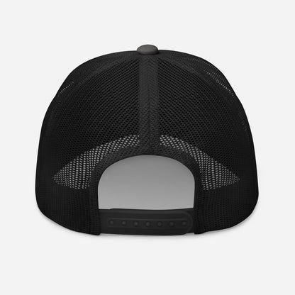 Charcoal and Black Retro Trucker Cap